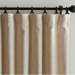 Pottery Barn Emery Curtain, with blackout liner